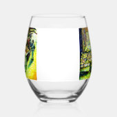 Zegt om het hele idee te betrekken wijnglas zonder voet (Rechts)