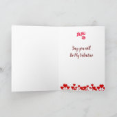 ZEGT U NIET MIJN VALENTIJN. FEESTDAGEN KAART (Binnen)