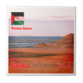 zEH003 DAKHLA, Westerne Sahara, Afrika, Tegeltje (Voorkant)