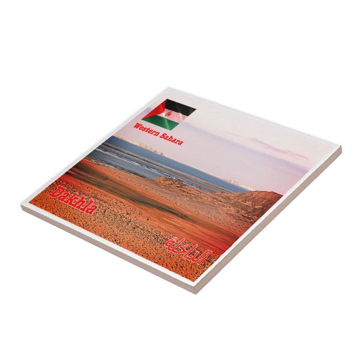 zEH003 DAKHLA, Westerne Sahara, Afrika, Tegeltje (Zijkant)
