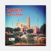 ZEH004 LAAYOUNE, Westerne Sahara, Afrika, Fridge Magneet (Voorkant)