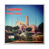 zEH004 LAAYOUNE, Westerne Sahara, Afrika, Tegeltje (Voorkant)