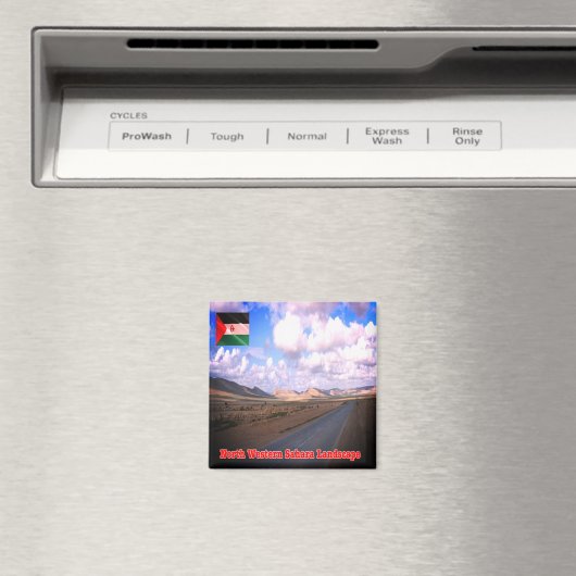 zEH005 NOORD-WESTERNE SAHARA, Fridge Magneet (Insitu (Vaatwasser))