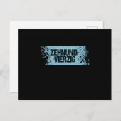 Zehnundvierzig 50 e Jubileum Gift Briefkaart (Voorkant / Achterkant)