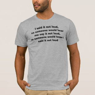 ZEI HET UIT LOUD T-shirt