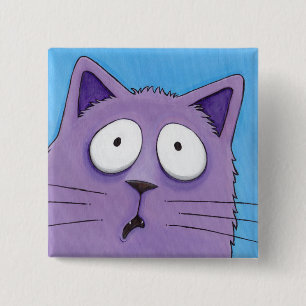 Zei iemand B-B-BATH? Kat-Button Vierkante Button 5,1 Cm