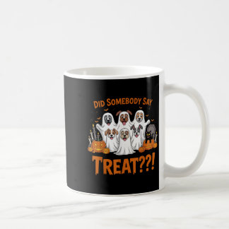 Zei iemand Behandel spookhonden Halloween kostuum Koffiemok