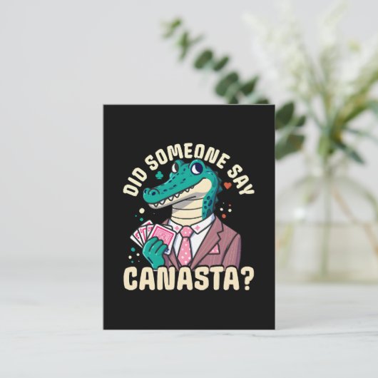 Zei iemand Canasta? Briefkaart (Staand voorkant)