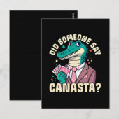 Zei iemand Canasta? Briefkaart (Voorkant / Achterkant)