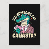 Zei iemand Canasta? Briefkaart (Voorkant)