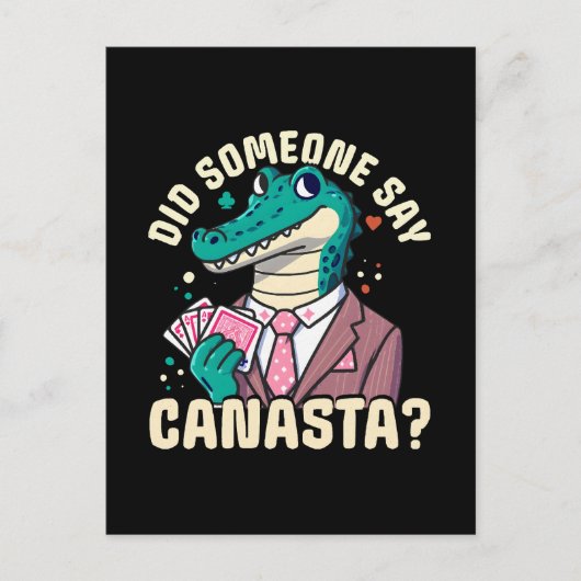 Zei iemand Canasta? Briefkaart (Voorkant)