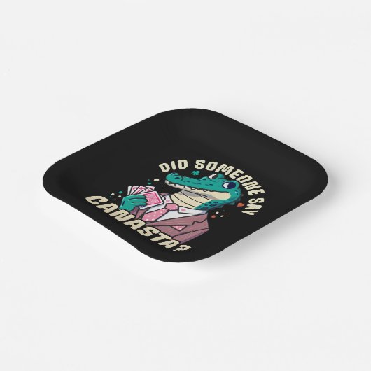 Zei iemand Canasta? Papieren Bordje (Gebogen)