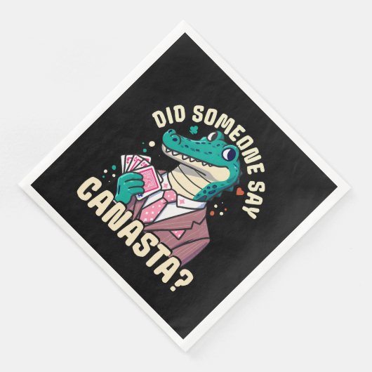 Zei iemand Canasta? Servet (Hoek)