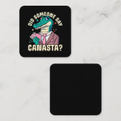 Zei iemand Canasta? Vierkante Visitekaartje (Voorkant / Achterkant)