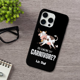 Zei iemand carnivoor grappige vleesliefhebber? iPhone 15 pro max hoesje