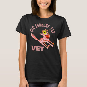 Zei iemand dierenhond Classic Pet humor Decora T-shirt