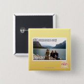 Zei iemand goedkoop? vierkante button 5,1 cm (Voorkant /achterkant)