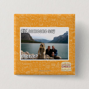 Zei iemand goedkoop? vierkante button 5,1 cm