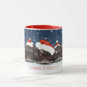 Zei iemand Mince Pies, Christmas Hippo Mok