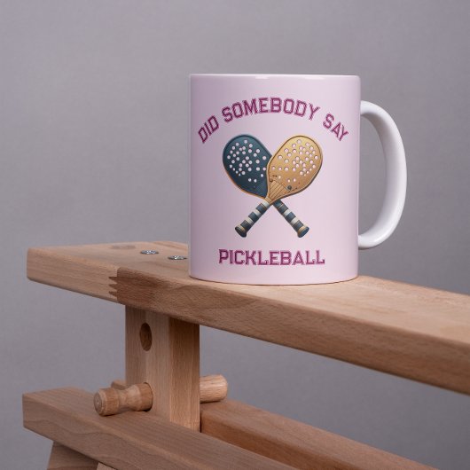 Zei iemand Pickleball? Koffiemok