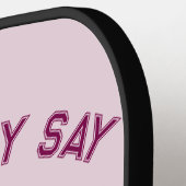 Zei iemand Pickleball? Pickleball Paddle (Links Detail)