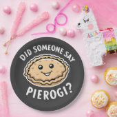 Zei iemand Pierogi Pools gerecht? Papieren Bordje (Feest)