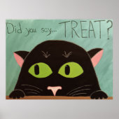 "Zei je "behandelen" poster (Voorkant)