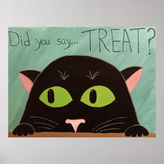 "Zei je "behandelen" poster (Voorkant)