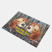 Zei je konijn? Beagle deurmat (Schuin)