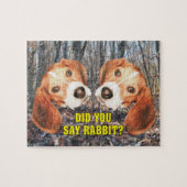 Zei je konijn? Beagle Legpuzzel (Horizontaal)