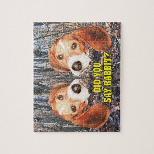 Zei je konijn? Beagle Legpuzzel (Verticaal)