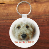 Zei je RIDE Funny Dog? Sleutelhanger (Voorkant)