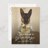 Zei je Santa Paws? Feestdagenkaart (Voorkant / Achterkant)