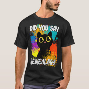 Zei je stamboom Zwarte Kat T-shirt