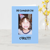 ZEI KOEKT SOMEBODY??? KAART (Gele Bloem)