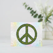 Zeichen für Frieden Postkarte Briefkaart (Staand voorkant)