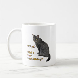 Zeiden jullie iets schattigs katten kunst koffiemok