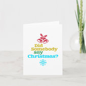 Zeiden Sommigen Kerstmis Kaart