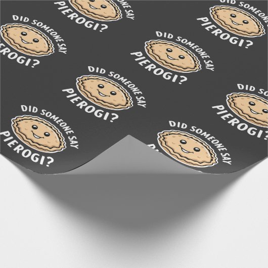 Zeiden sommigen pierogi Poolse schotel Cadeaupapier (Hoek)