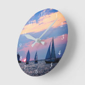 Zeil in Zonsondergang Ronde Klok (Hoek)