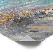 Zeil op 14,14" x 18" poster (Hoek)