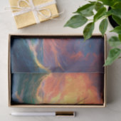 Zeil schip op een stormachtig Zee Tissuepapier (Geschenk)