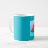 zeil schoener koffiemok (Voorkant links)