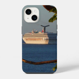 Zeil weg bij zonsondergang I Cruise Vakantie iPhone 14 Hoesje