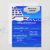 Zeil zetten in pensioen kaart (Voorkant)