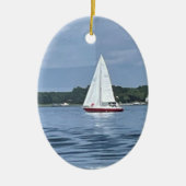 Zeilaarkeramische versiering keramisch ornament (Voorkant)