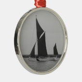 Zeilakker Reminder Metalen Ornament (Rechts)