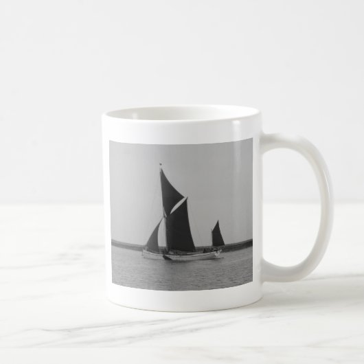 Zeilakschip herinnering koffiemok (Rechts)