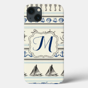 Zeilanker Nautisch Monogram Samsung 4 Hoesje