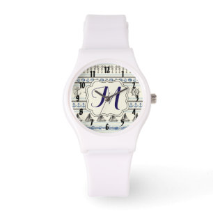 Zeilanker Nautisch Touw Monogram Polshorloge Horloge